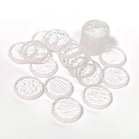 Clear Fusible Precut Circles COE 90 Glass Blanks - 6 Sizes Available - COE 90 Bullseye