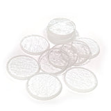 Clear Fusible Precut Circles COE 90 Glass Blanks - 6 Sizes Available - COE 90 Bullseye