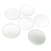 Clear Fusible Precut Circles COE 90 Glass Blanks - 6 Sizes Available - COE 90 Bullseye