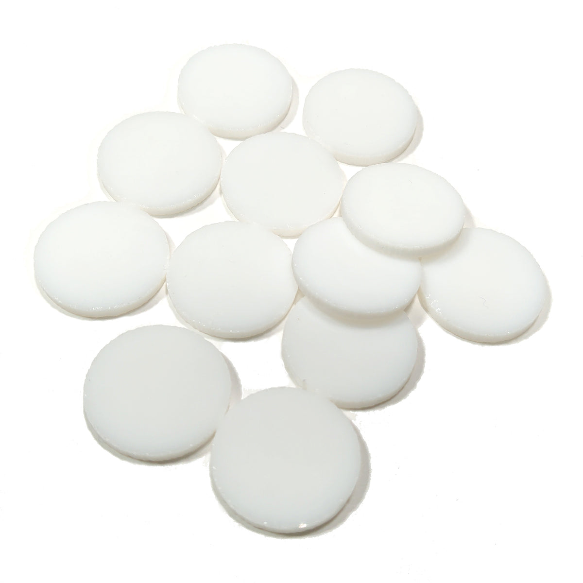 White/Black Fusible Precut Circles COE 96 Glass Blanks - 6 Sizes Avail ...