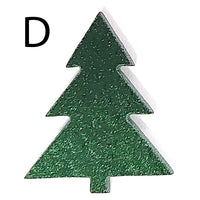 Precut Fusible Glass Christmas Trees, Set of 6 Designs - 2 Sizes Available - COE 90 Bullseye Aventurine Green