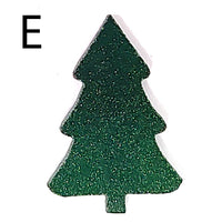 Precut Fusible Glass Christmas Trees, Set of 6 Designs - 2 Sizes Available - COE 90 Bullseye Aventurine Green